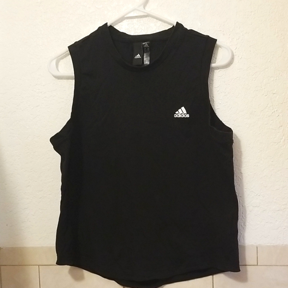Adidas Black Sleeveless Tank Top
